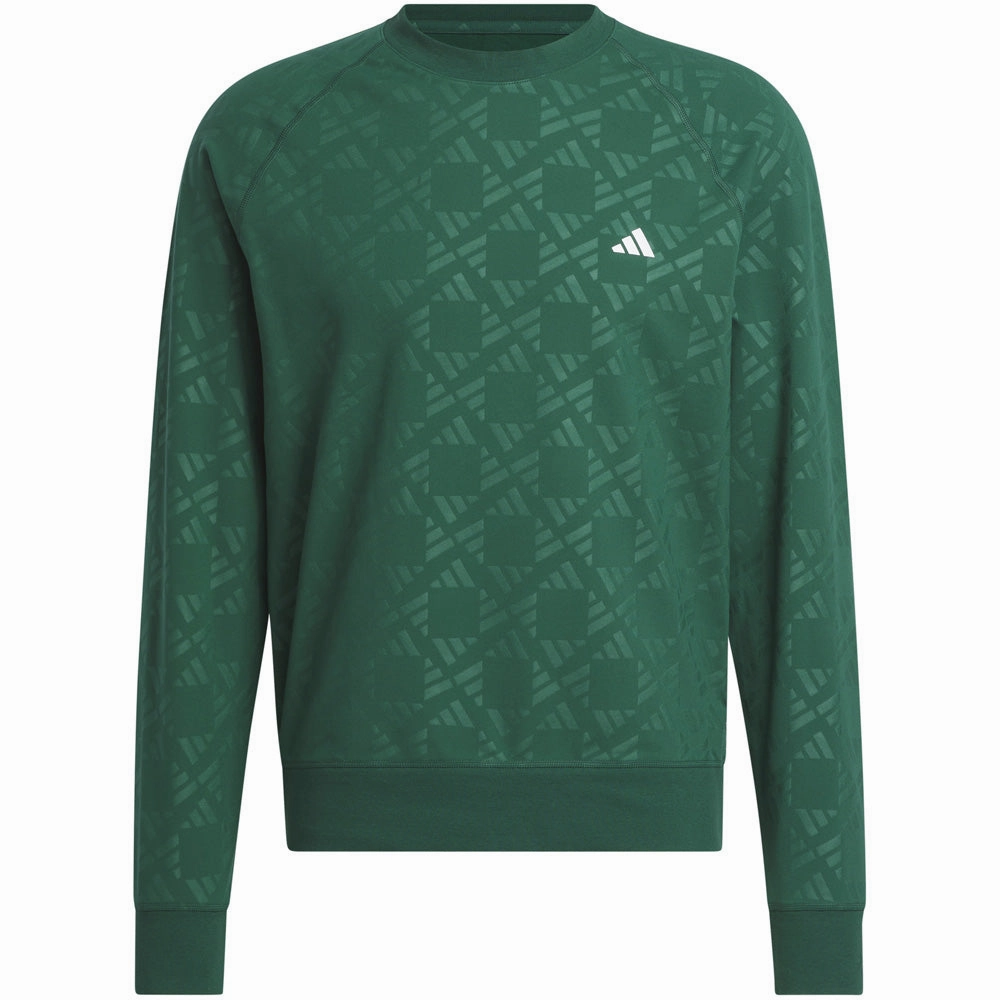 adidas Ultimate365 Tour Sweatshirt - Collegiate Green Basic Wear Denim