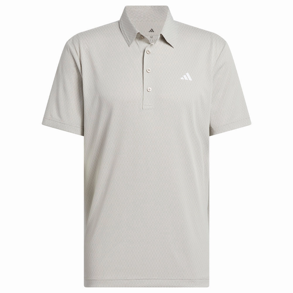 adidas Ultimate365 Tour Texture LC Polo Shirt - Putty Beige Chill Wear