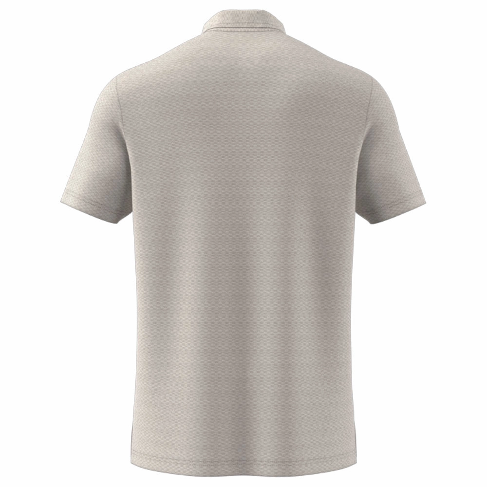 adidas Ultimate365 Tour Texture LC Polo Shirt - Putty Beige Sporty Comfort