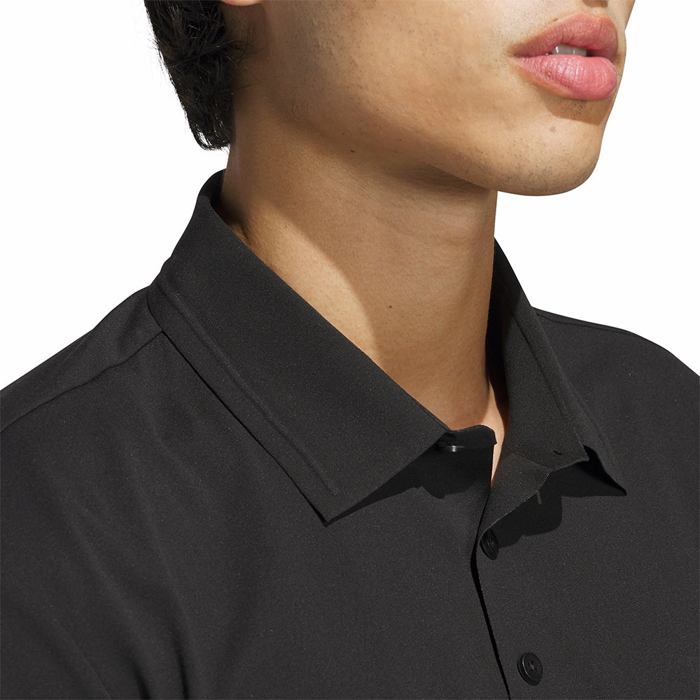 adidas Ultimate365 Tour Twistknit LC Polo Shirt - Black Light and Fresh Chill Vibe