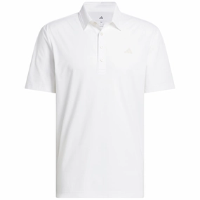 Cool Weather Wear adidas Ultimate365 Tour Twistknit LC Polo Shirt - White