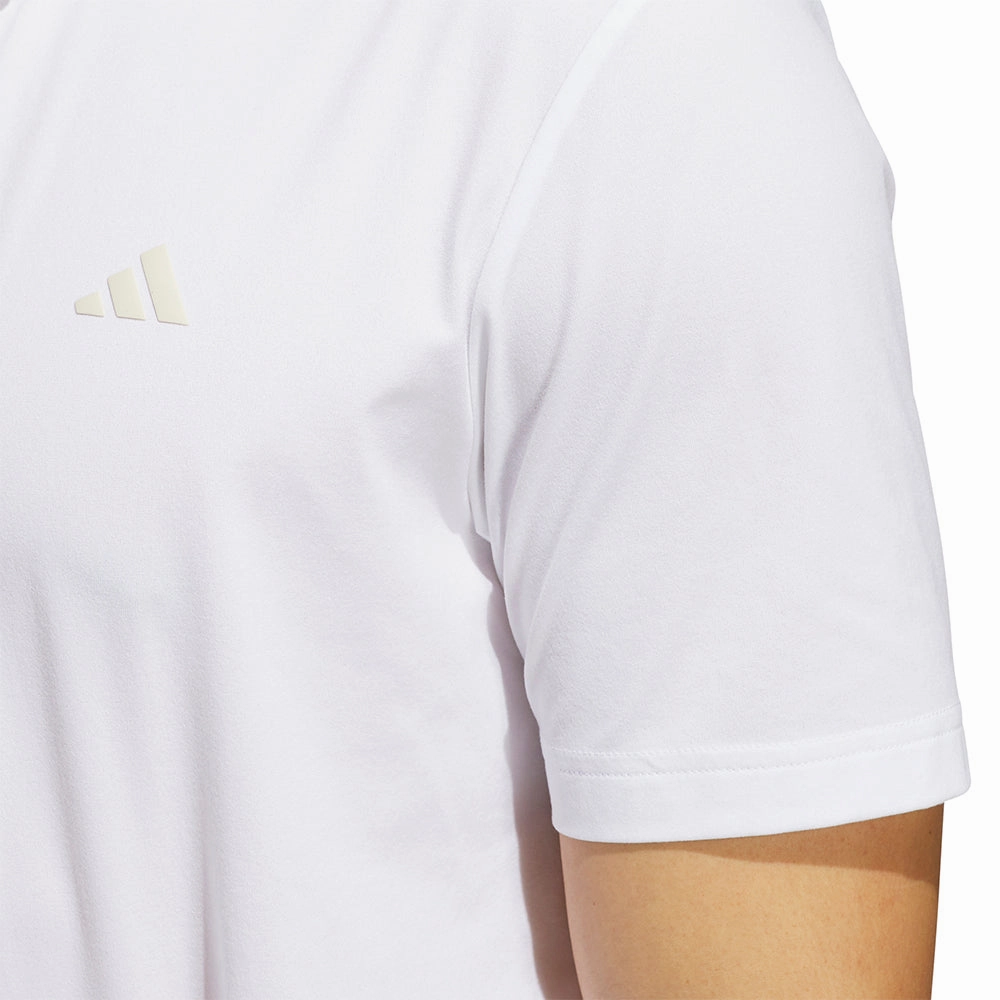 adidas Ultimate365 Tour Twistknit LC Polo Shirt - White Durable Knit Structure