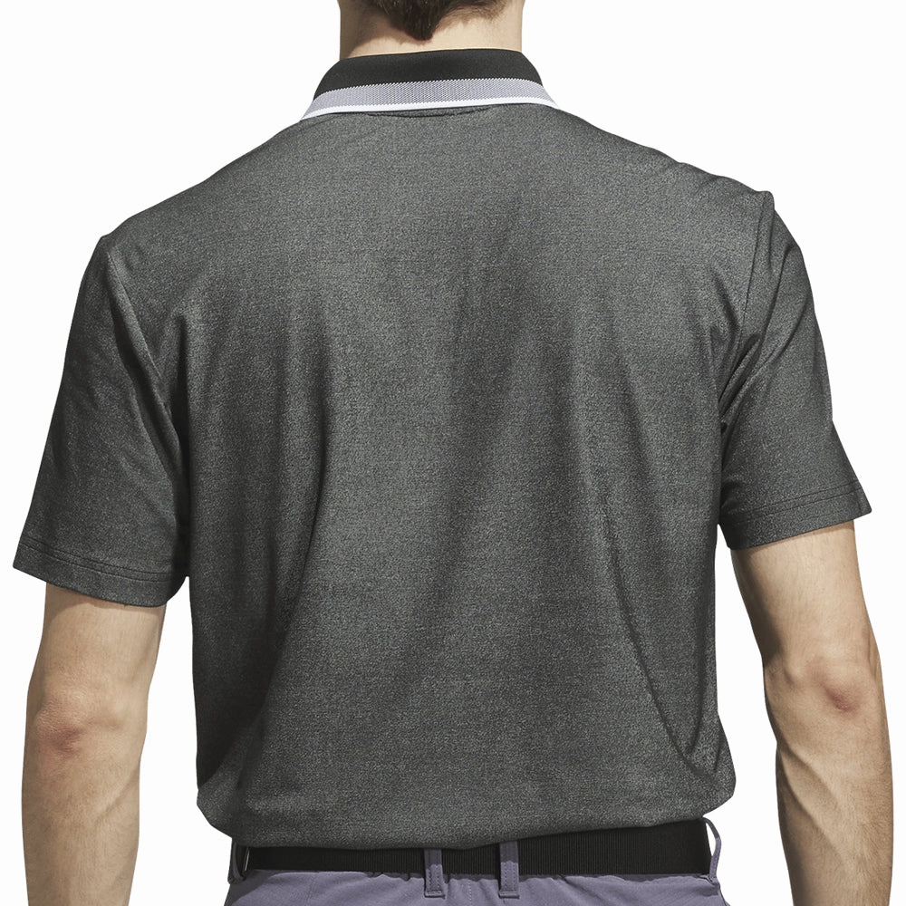 adidas Ultimate365 Tour Twistknit Pique Polo Shirt - Black AntiStaticLining funky
