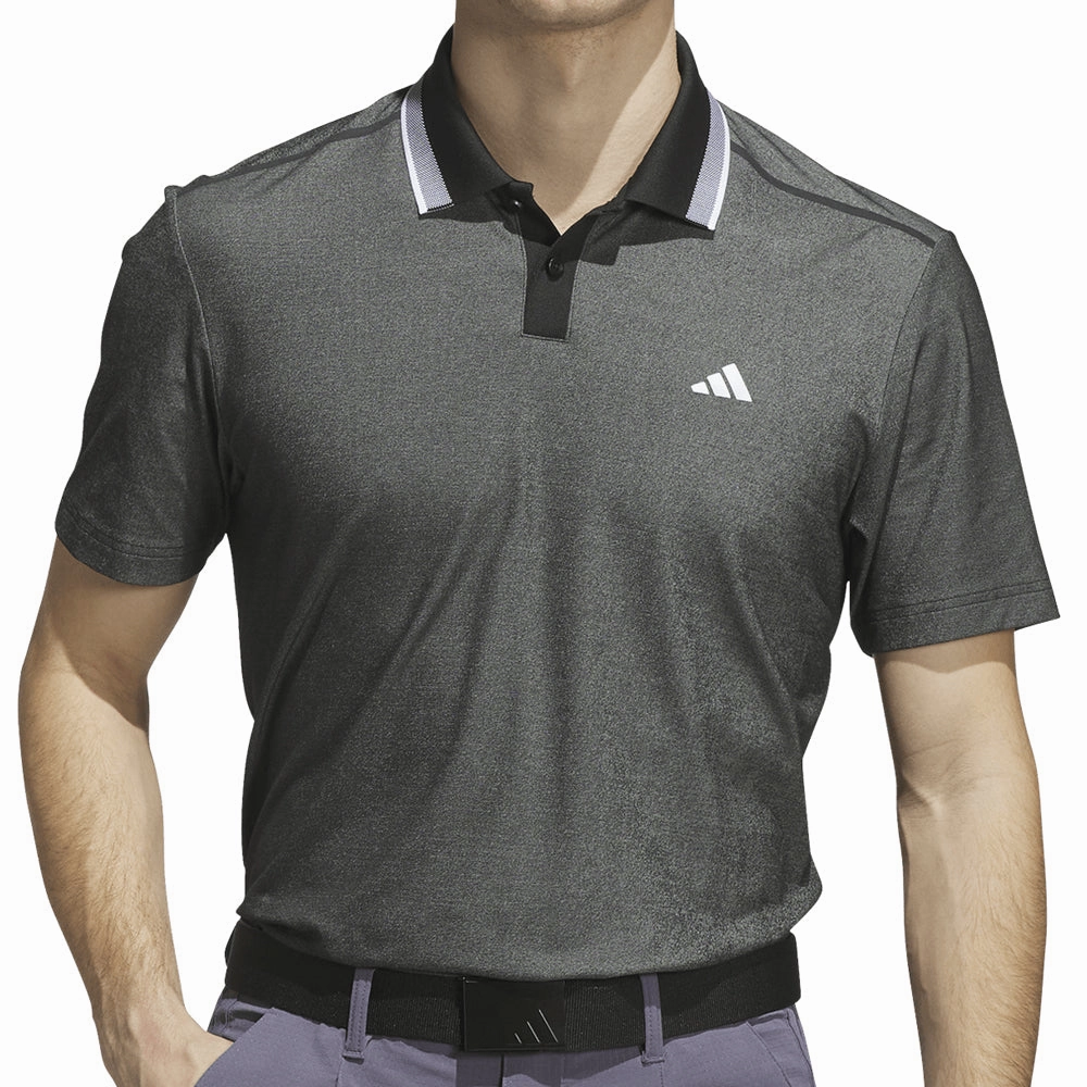 Layered Style adidas Ultimate365 Tour Twistknit Pique Polo Shirt - Black