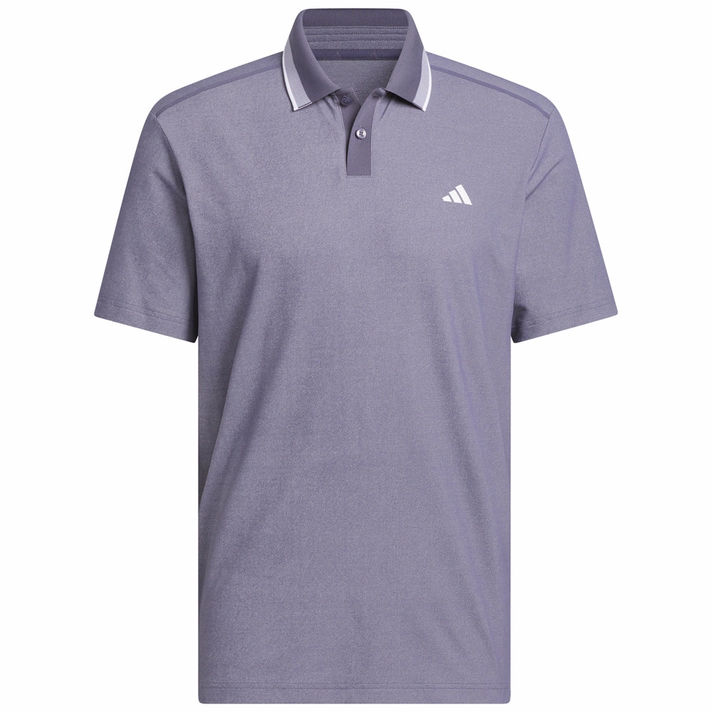 Simple and Light Casual Layer Look adidas Ultimate365 Tour Twistknit Pique Polo Shirt - Preloved Violet