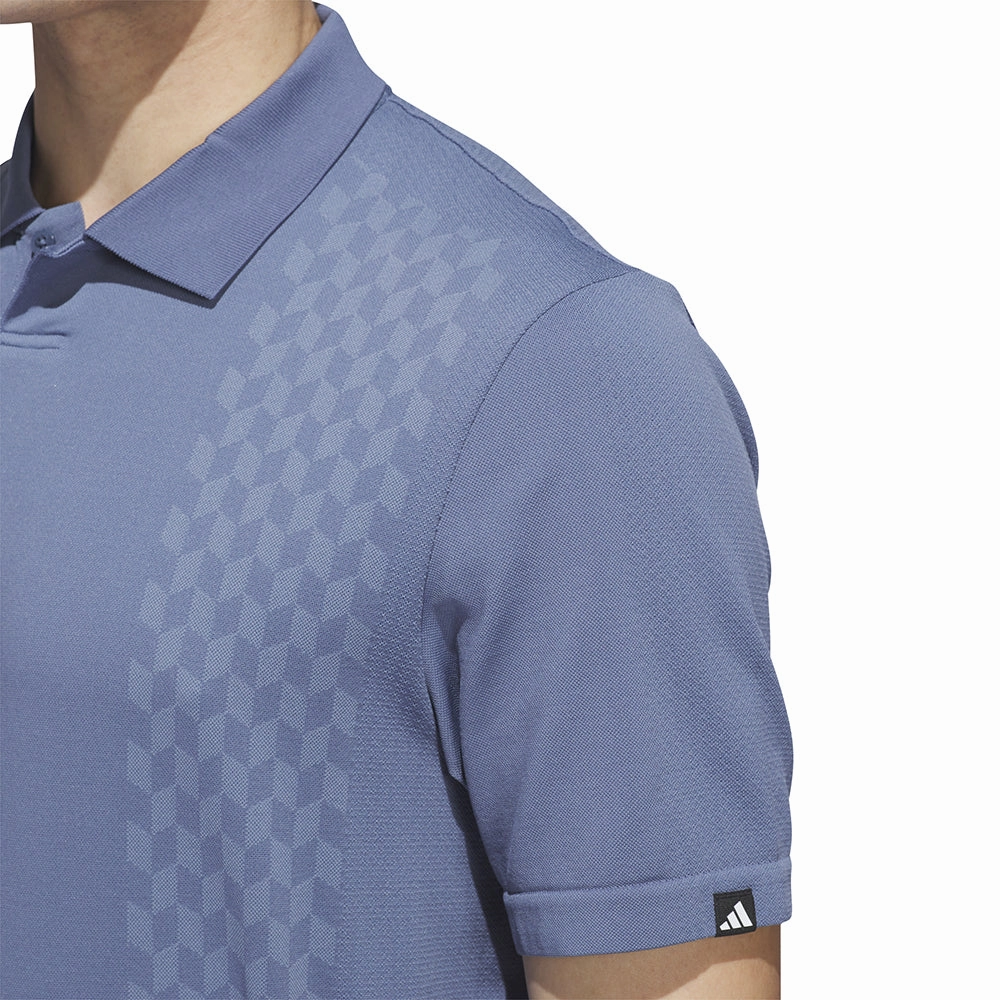 adidas Ultimate 365 Tour Primeknit Polo Shirt - Preloved Ink Breezy Design