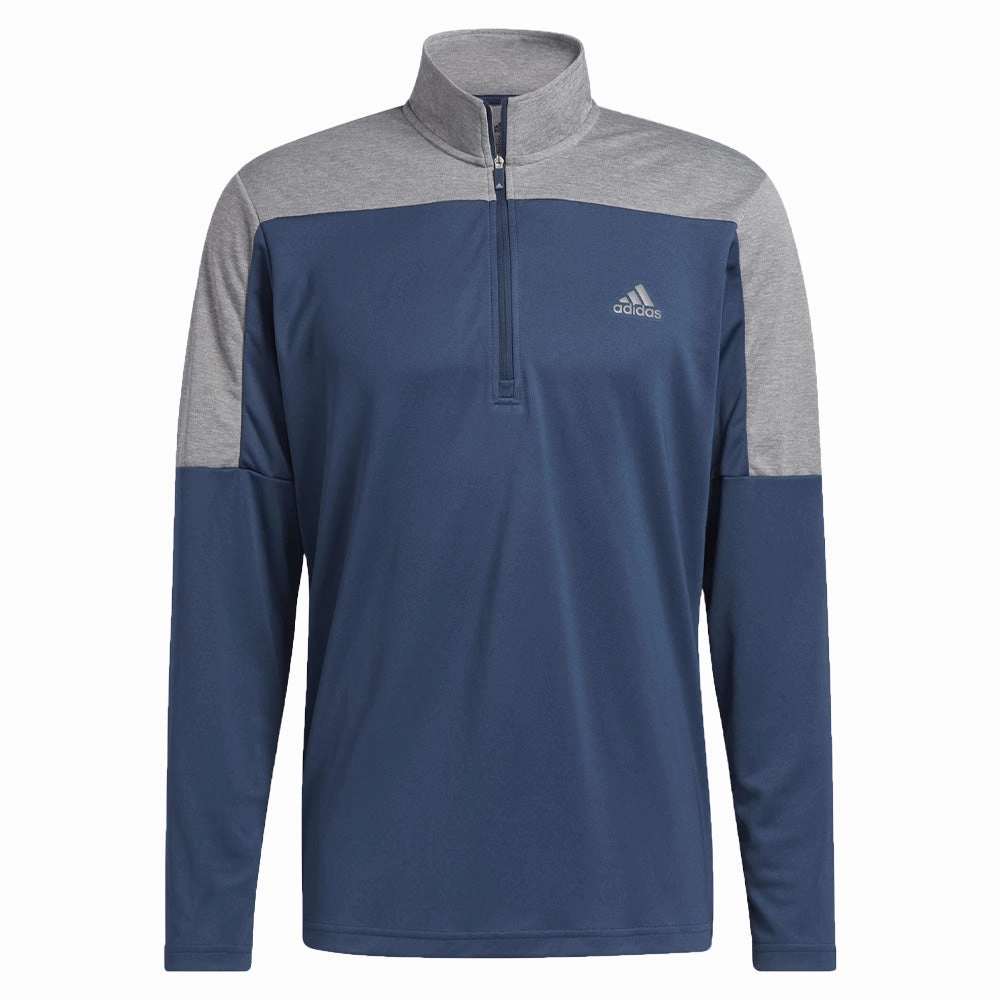 Street-Ready Look Comfortable Hoodie adidas UPF Lightweight 1/4 Zip Midlayer- Crew Navy
