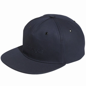 Cooling Technology Snapback Look adidas Waxed Canvas 5 Panel Cap - Collegiate Navy