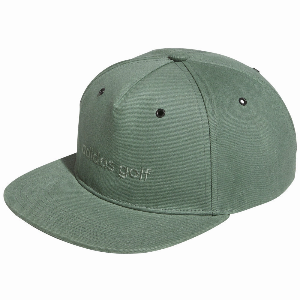 School Uniform Accessory Vibe Friendly adidas Waxed Canvas 5 Panel Cap - Silver Green