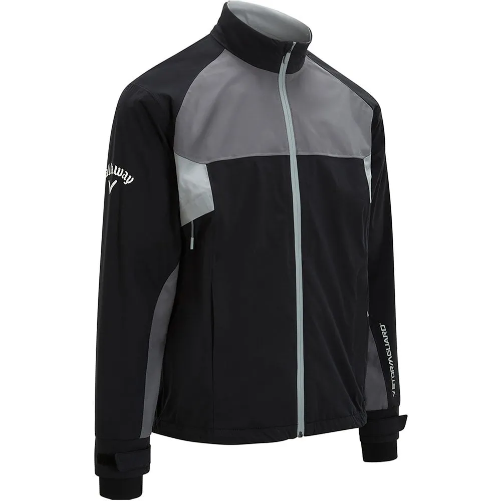 Effortless Travel Wear Eco Friendly Callaway Stormguard II Waterproof Jacket - Caviar