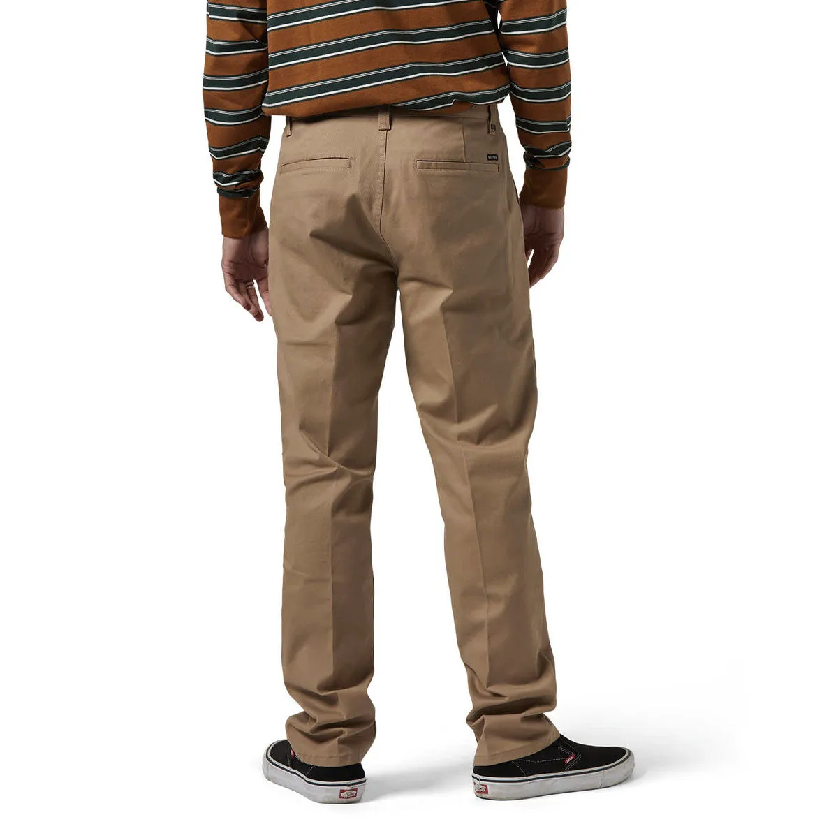 Brixton Choice Chino Regular Pants - Khaki StainResistantCoating Non Binding Waist