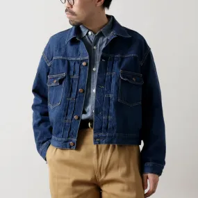Practical Layer Tear Resistant REMI RELIEF / 13oz 1954XX 2nd Type Denim Jacket Used-Finish