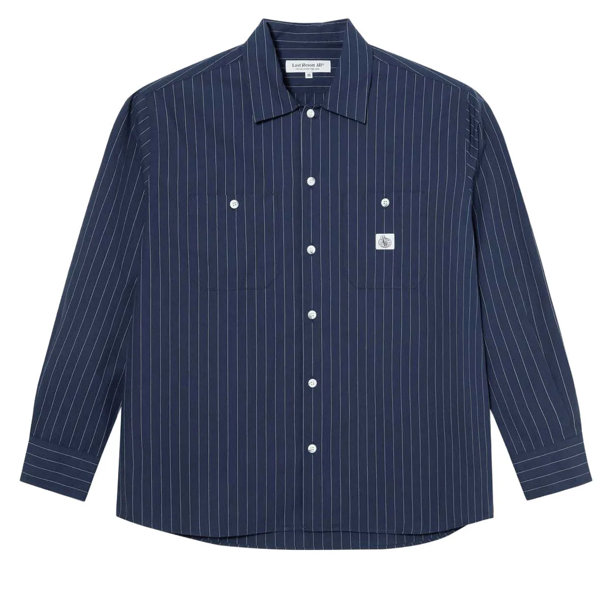 Last Resort AB SM001 Long Sleeve Shirt - Blueprint Hooded Neckline