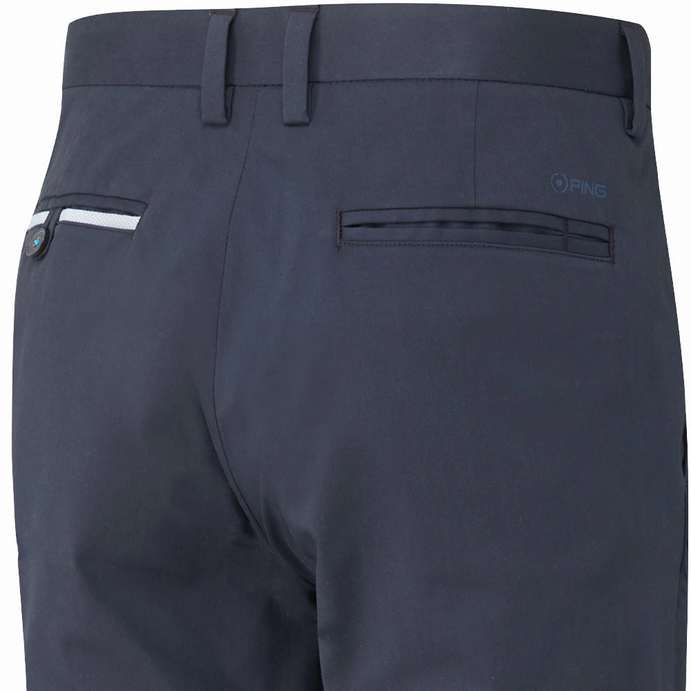 Timeless Wear Plaid detail Ping Bennett Trousers - Navy