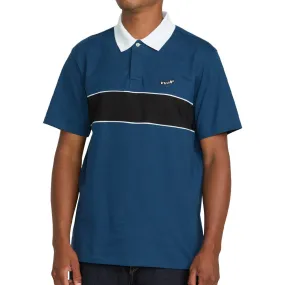 Double Needle Hemming Volcom Gemstone Polo Shirt - Deep Blue