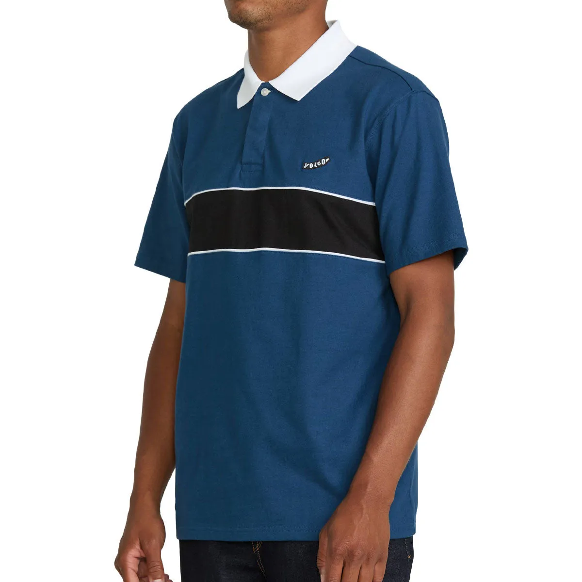 Water Repellent Finish High-End Finish Volcom Gemstone Polo Shirt - Deep Blue