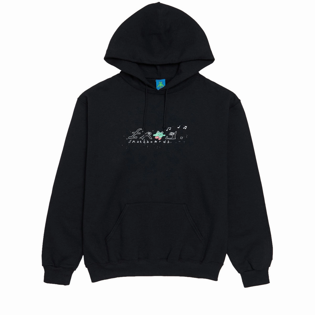 Frog Happy Dirty Frog Hoodie - Black Feminine Style Frog like