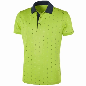 Basic Wear Galvin Green Mayson Ventil8  Polo Shirt - Lime/Navy