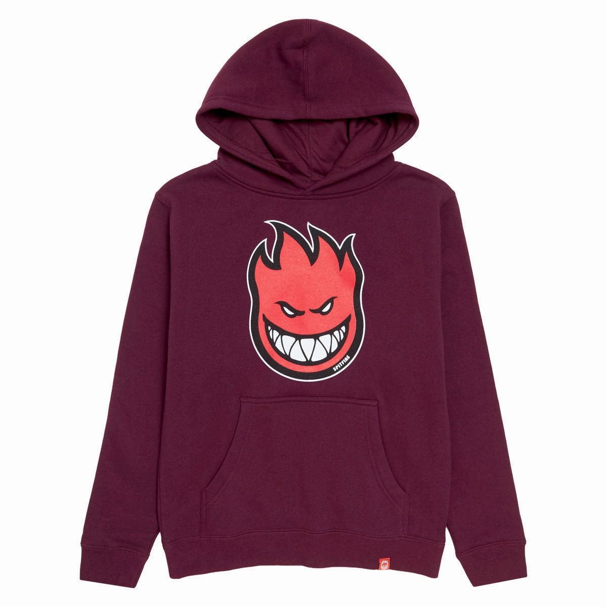 Spitfire Youth Bighead Fill Hoodie - Maroon/Black/Red/White Seasonal Wardrobe