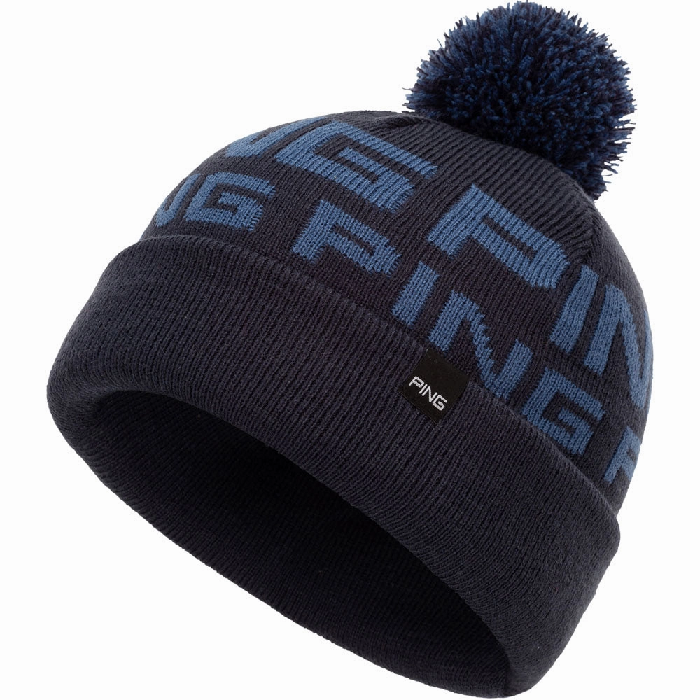 Ping Logo II Bobble Hat - Navy/Blue Active Days Modern Layers