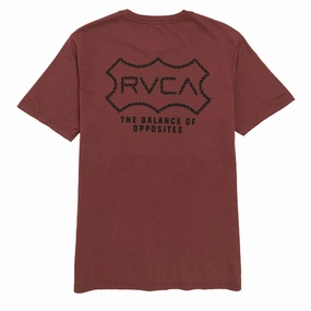 RVCA Genuine T-Shirt - Red Earth Layered Look