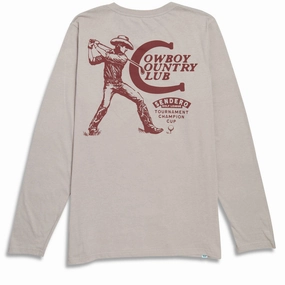 Outdoor Comfort Sendero Cowboy Country Club Long Sleeve T-Shirt - Sand