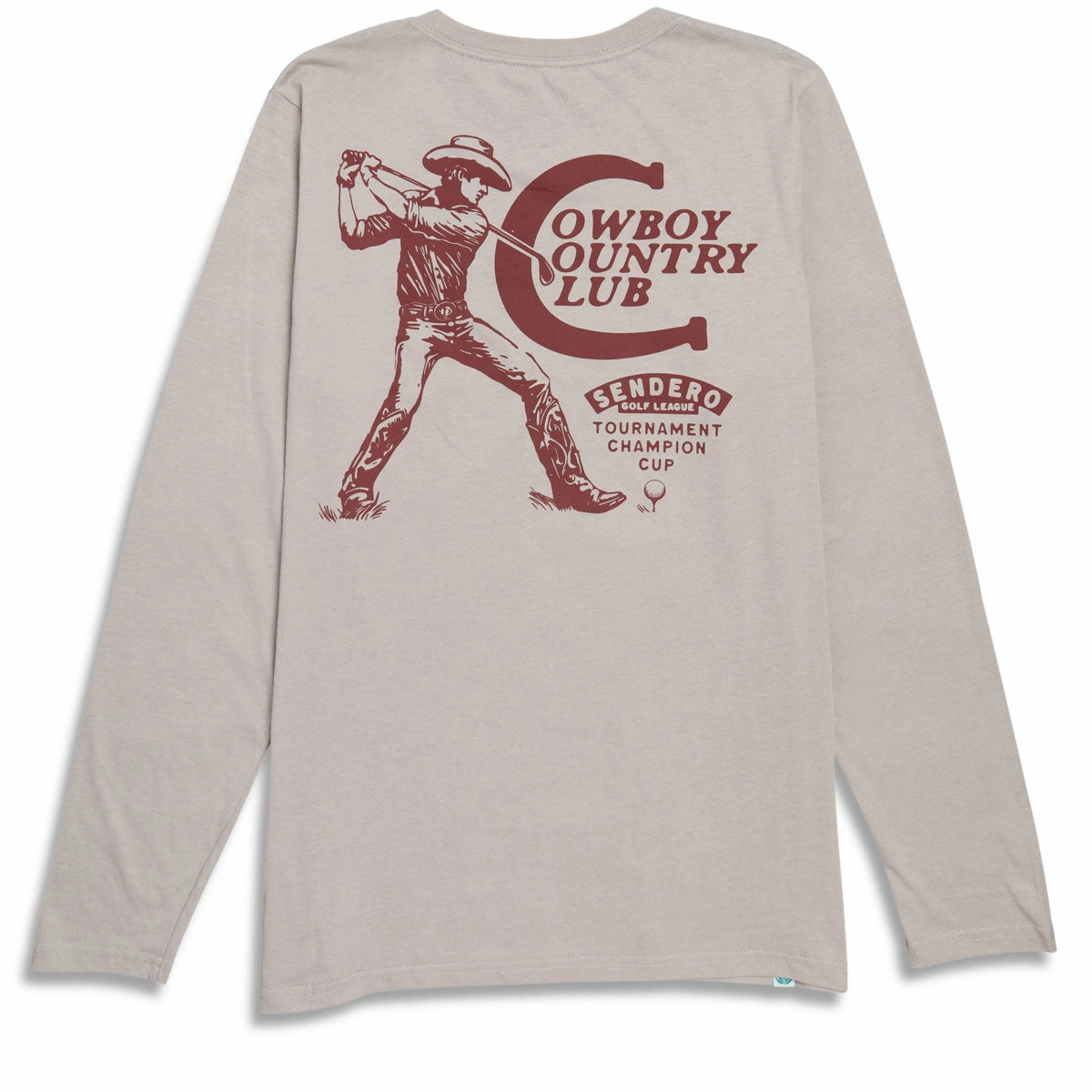 Outdoor Comfort Sendero Cowboy Country Club Long Sleeve T-Shirt - Sand