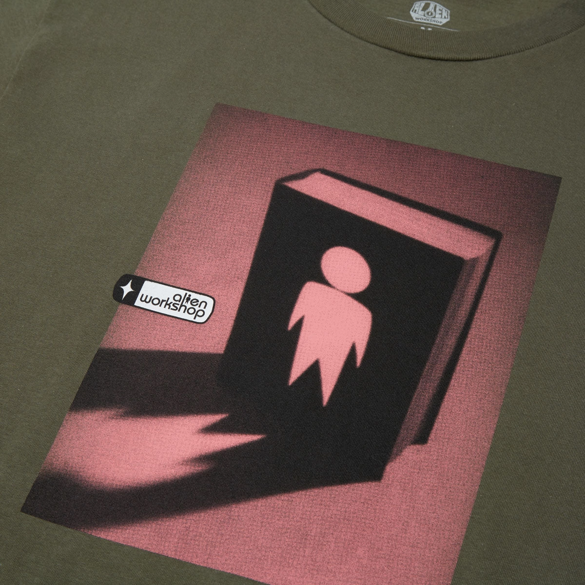 Indoor Event futuristic Alien Workshop Good Book T-Shirt - Fatigue Green