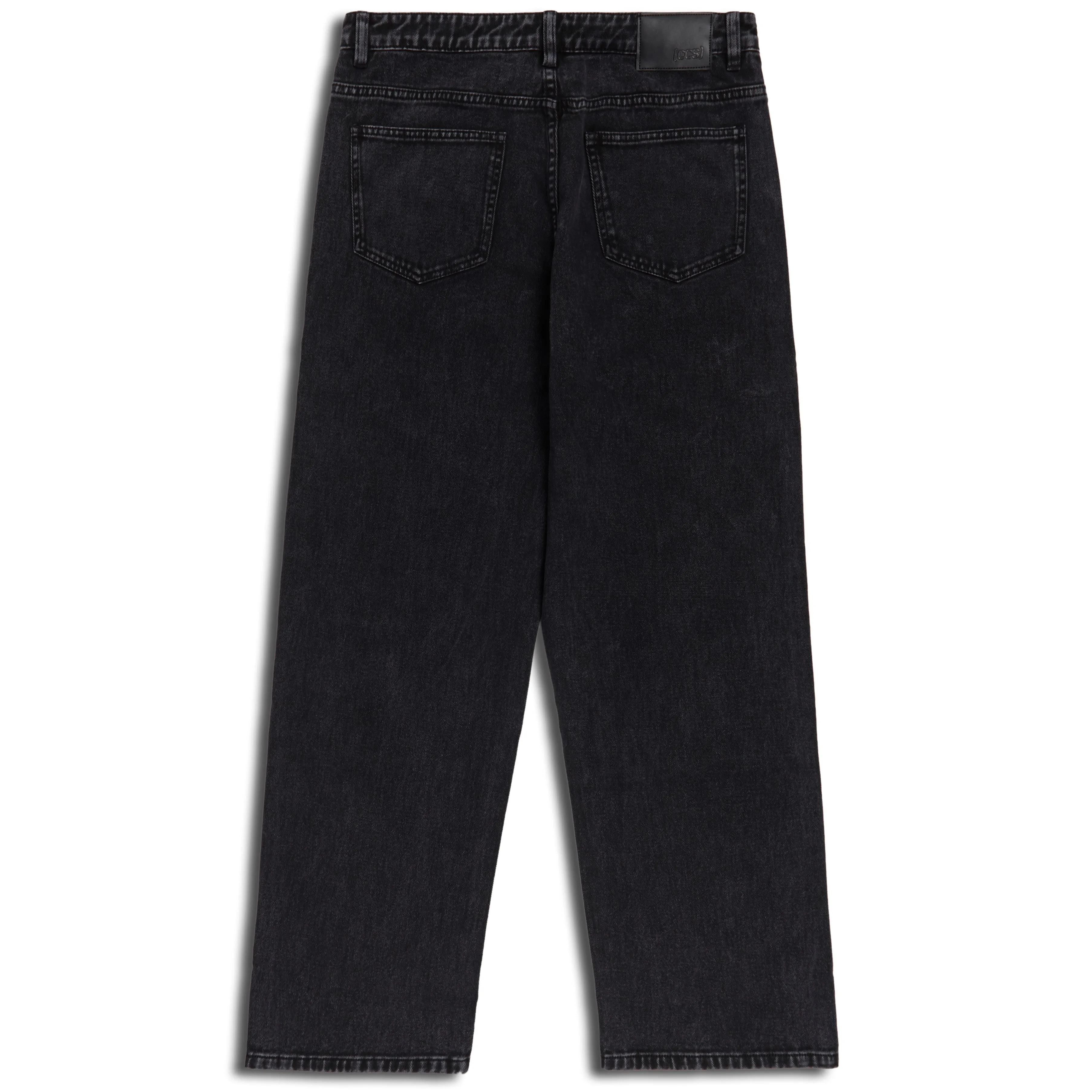 CCS Double Knee Original Relaxed Denim Jeans - Acid Black windproof clean design