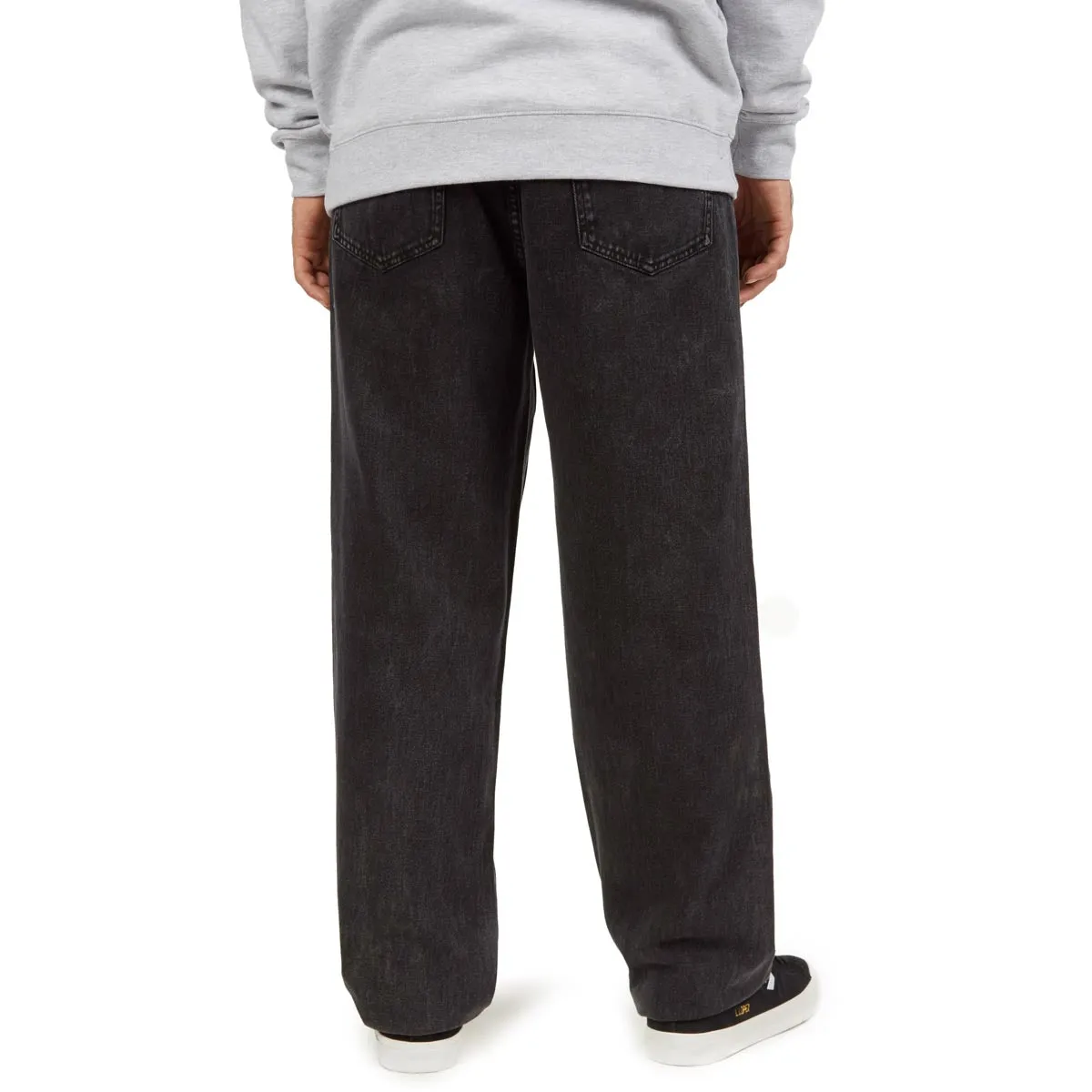 CCS Double Knee Original Relaxed Denim Jeans - Acid Black Urban Wear Smooth Fabric