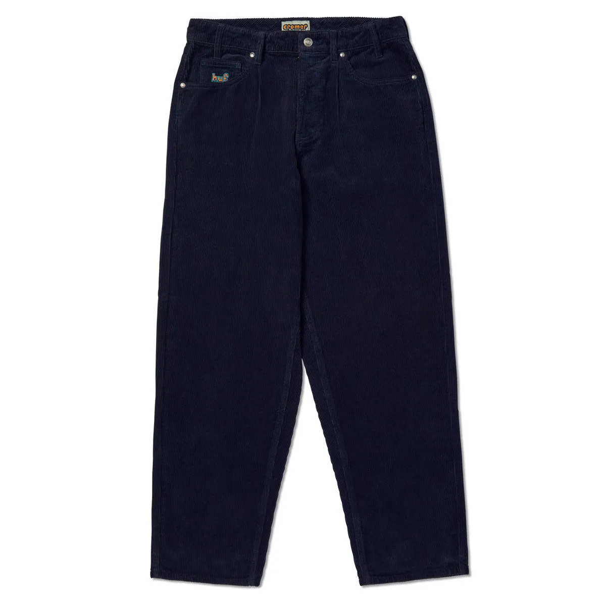 HUF Cromer Corduroy Pants - Navy Everyday Layer