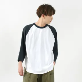 Timeless Piece Trendy Comfort Wear WALLA WALLA SPORT / 7/10 Sleeve 2 Tone Baseball T-Shirt