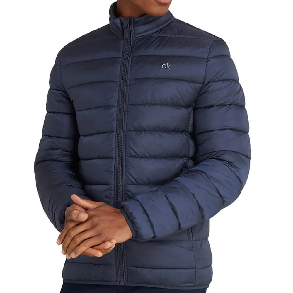 Non Irritating Tags Calvin Klein Conductor Padded Jacket - Navy