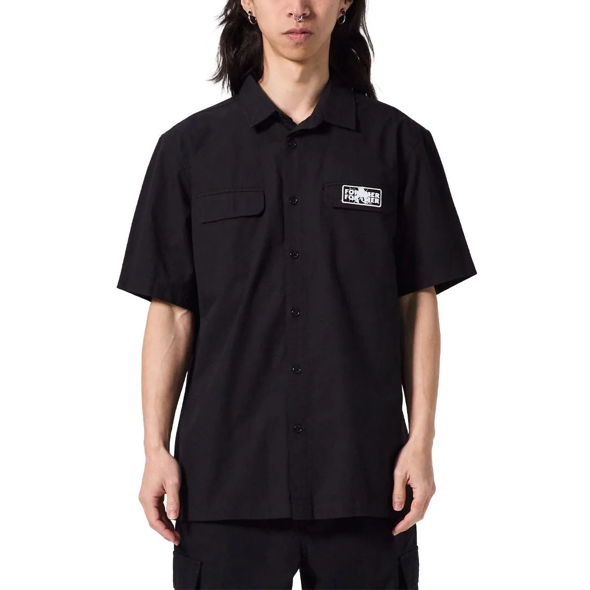 Budget Friendly Urban Fashion Former Splinter Work Shirt - Black