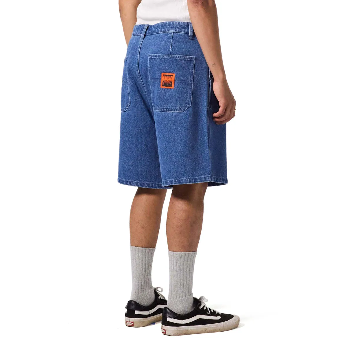 Abrasion Resistant Material Former Reynolds 21 Denim Walk Shorts - Worn Blue