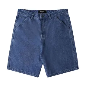 Reinforced Hemlines Sustainable Former Reynolds 21 Denim Walk Shorts - Worn Blue