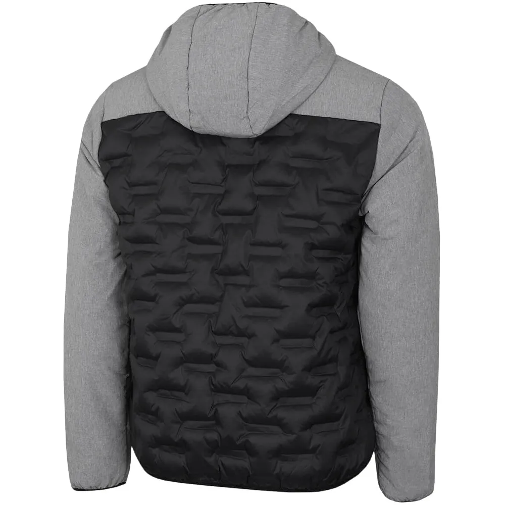 Calvin Klein Bridgeport Padded Jacket - Grey Marl/Black Clean Street Look