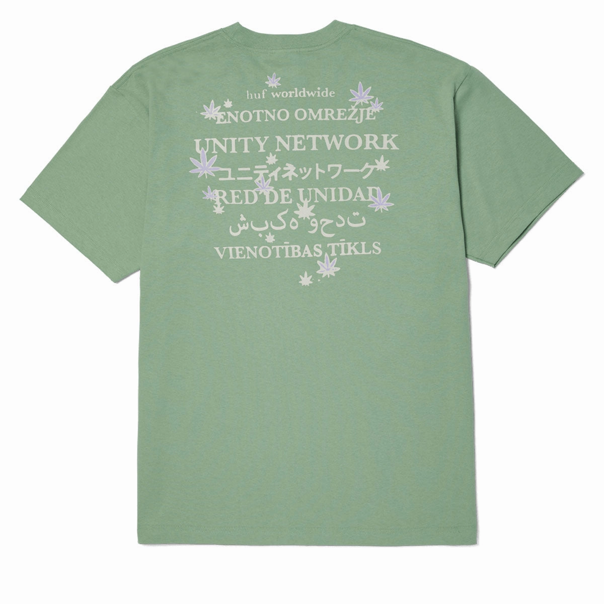 Comfy Style HUF Unity Network T-Shirt - Basil