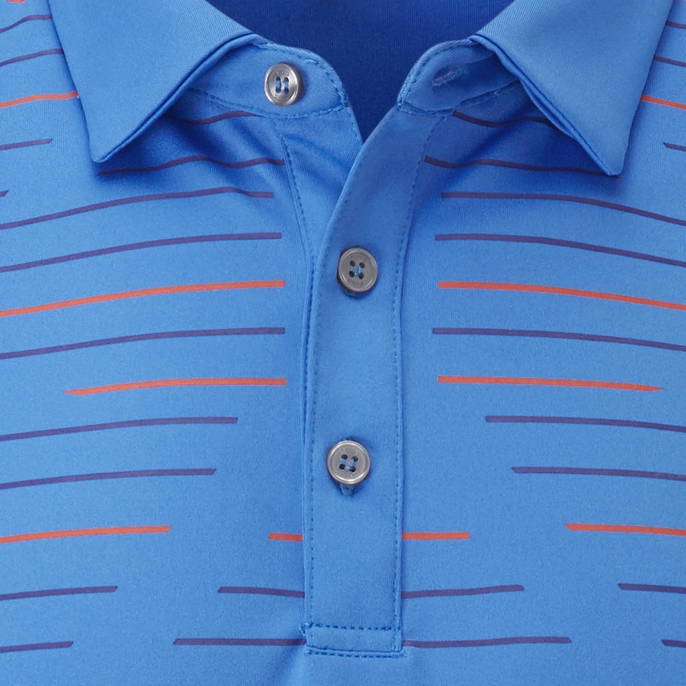 Ping Portman Polo Shirt - French Blue/North Sea Fashion Top