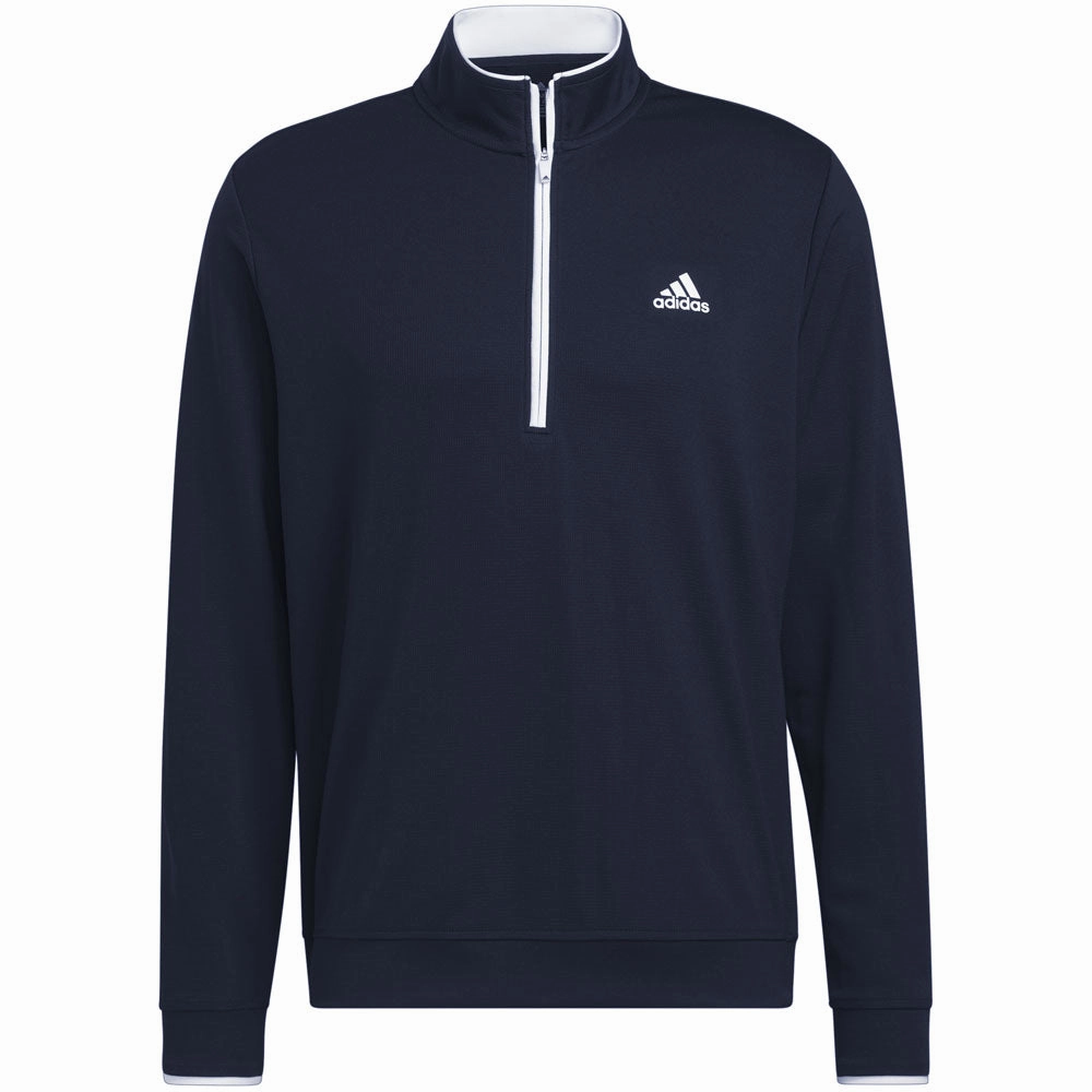 Street Comfort adidas Lightweight 1/4 Zip Pullover - Collegiate Navy/White
