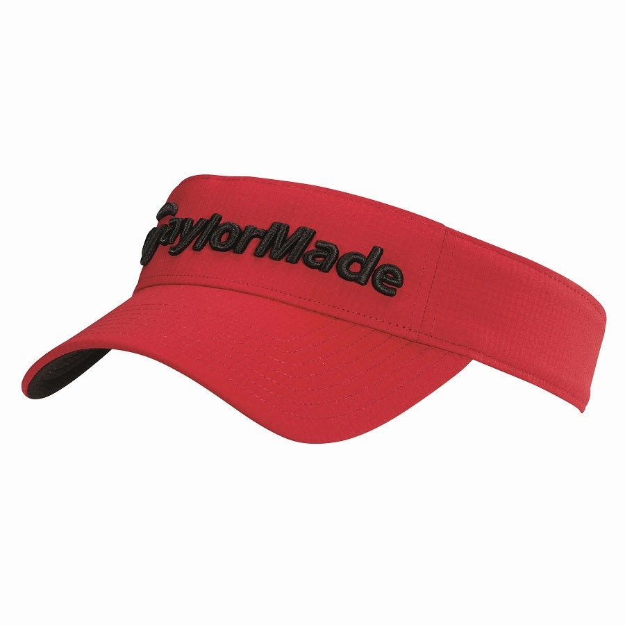 Outdoor Fit All Fit Style TaylorMade Radar Visor - Red