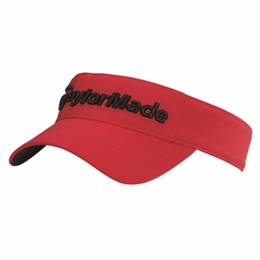 Outdoor Fit All Fit Style TaylorMade Radar Visor - Red
