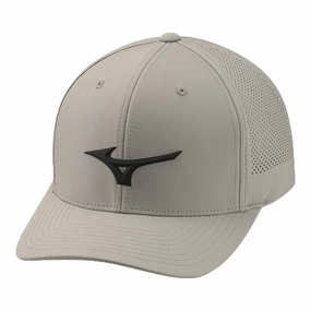 Mizuno Tour Vented Adjustable Cap - Grey Sporty Look