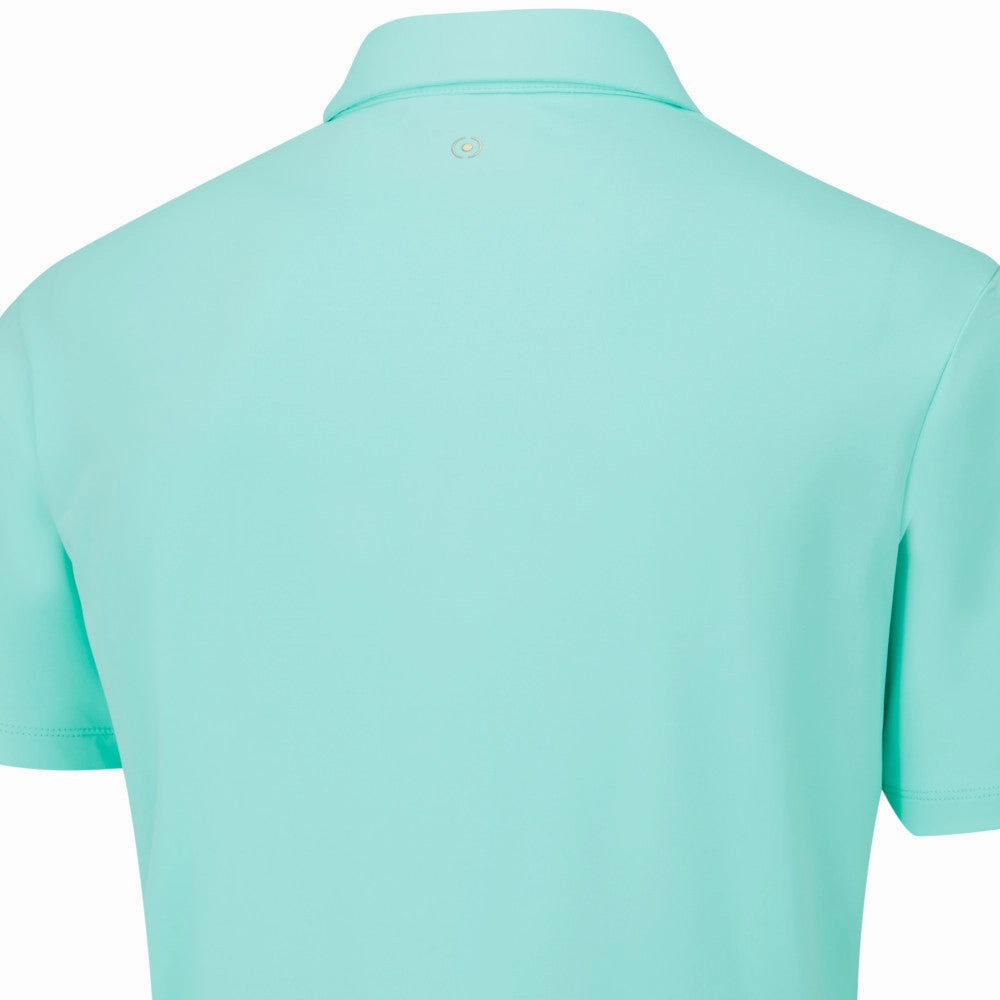Flexible Wear sale season Ping Gold Putter Polo Shirt - Aruba Blue