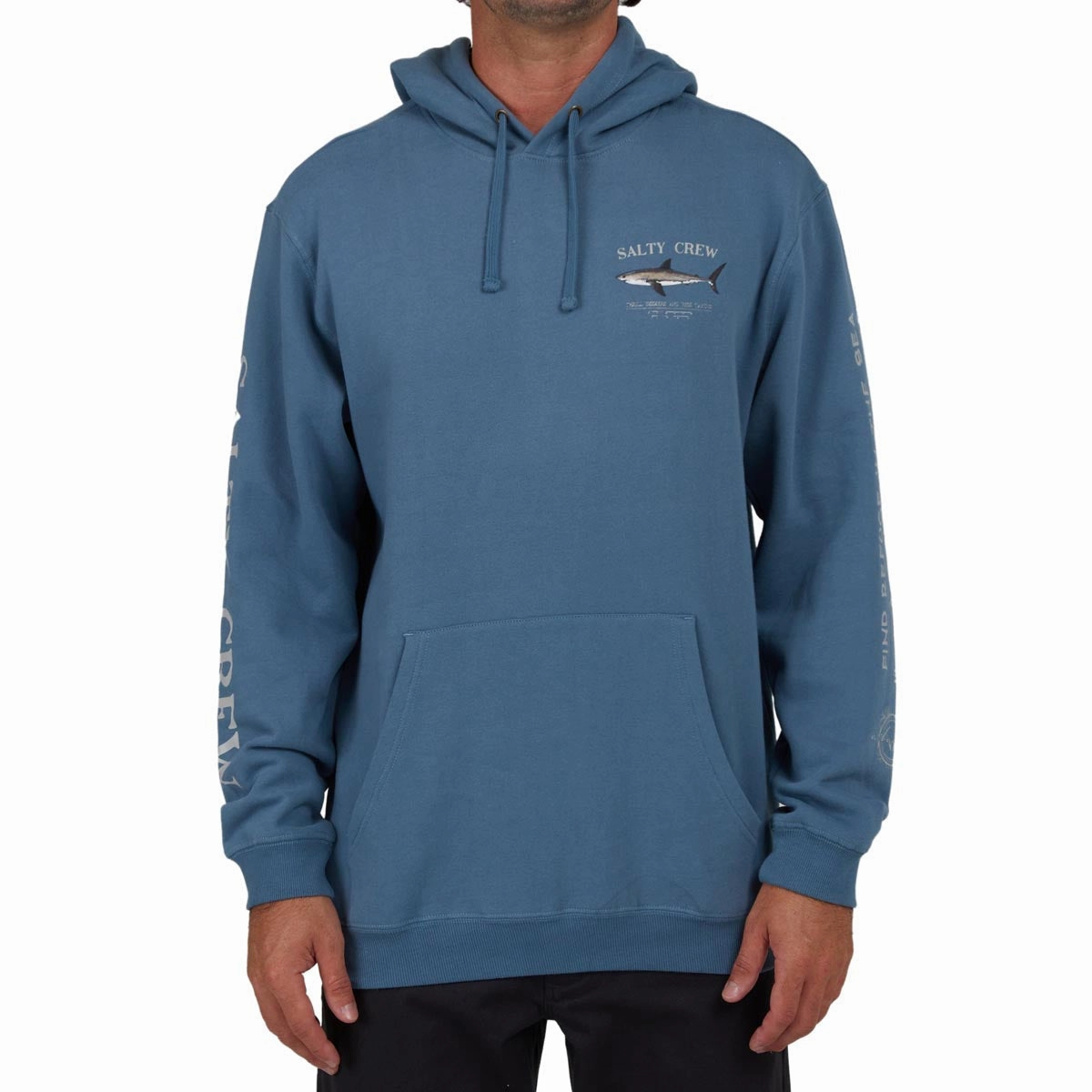 Trendy Piece bike ride Salty Crew Bruce Hoodie - Slate