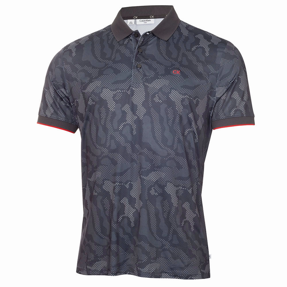 Calvin Klein Course Print Polo Shirt - Urban Lightweight Material spring fashion