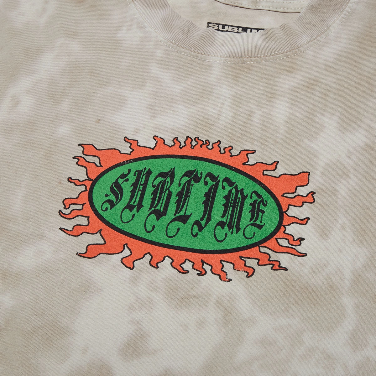 Non Iron Finish Primitive x Sublime Zine T-Shirt - Sand