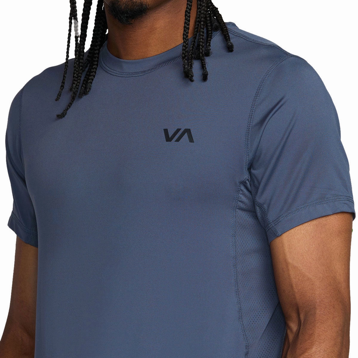 RVCA Sport Vent Sleeve T-Shirt - Ink Functional Look