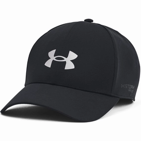 Flexible Touch Nature Trip Under Armour Driver Rain Stretch Waterproof Cap - Black