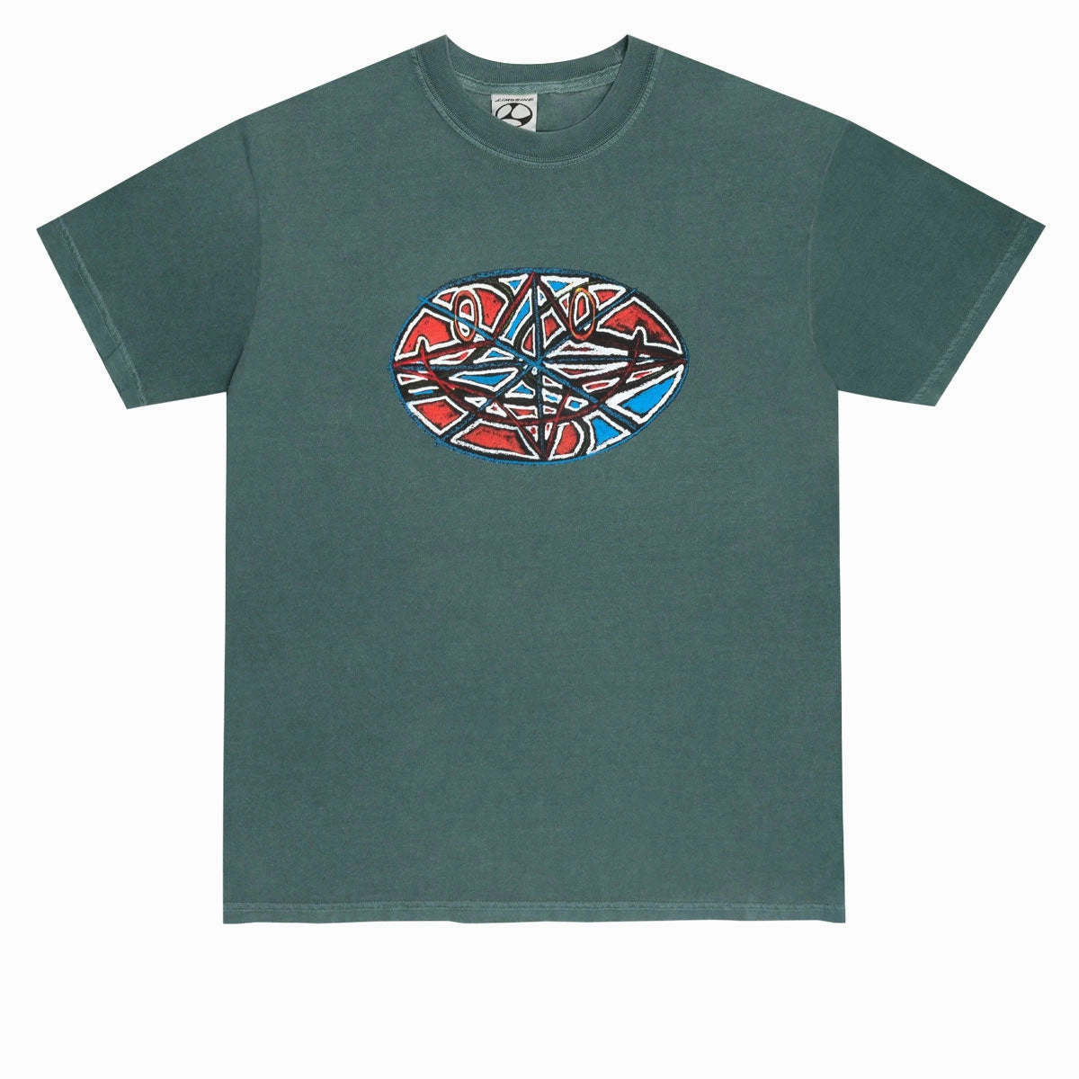 Limosine Life Is Good T-Shirt - Pigment Dyed Blue Spruce Dimensional Stability Weave Effortless Vibe